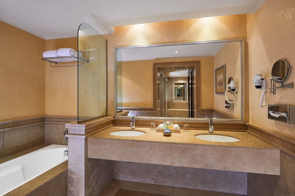 Refresh with a double vanity and spa-like, soothing finishes.