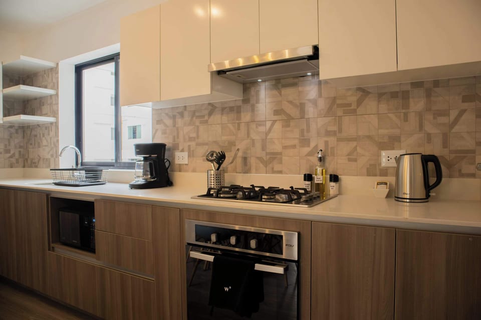 Equipped and functional kitchen