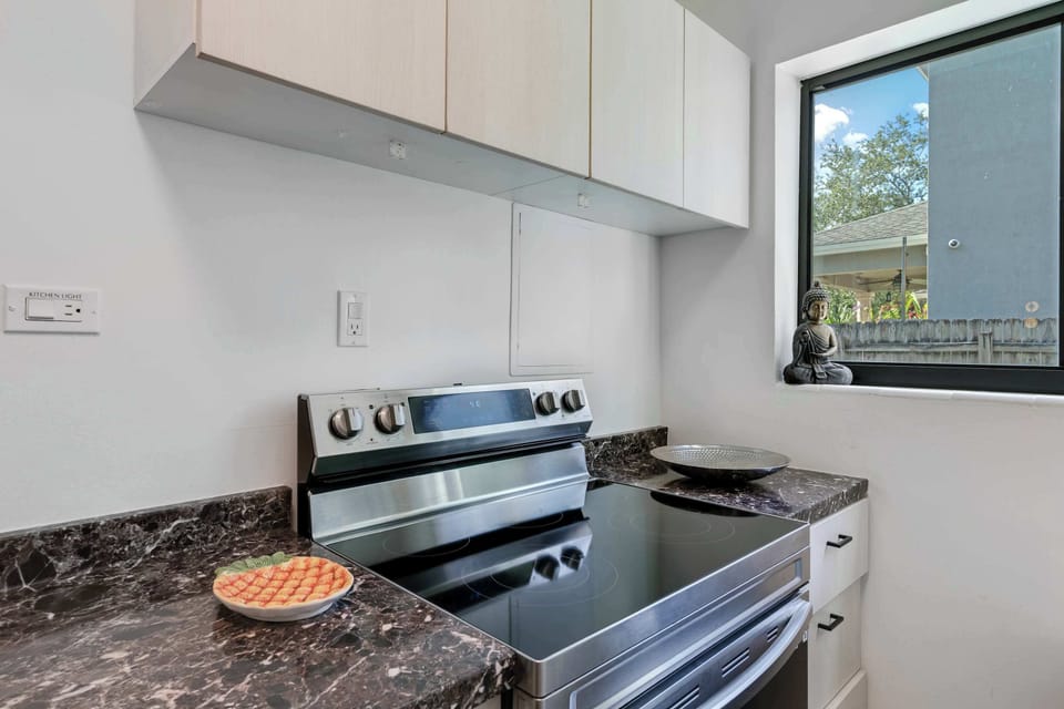 stainless steel stove