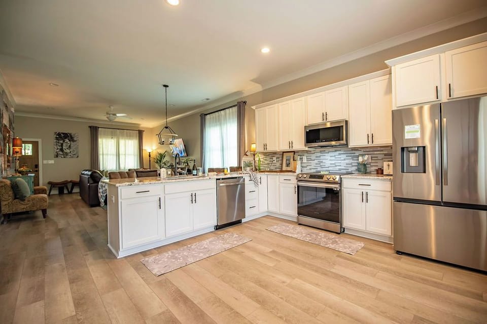 New kitchen with high end appliances