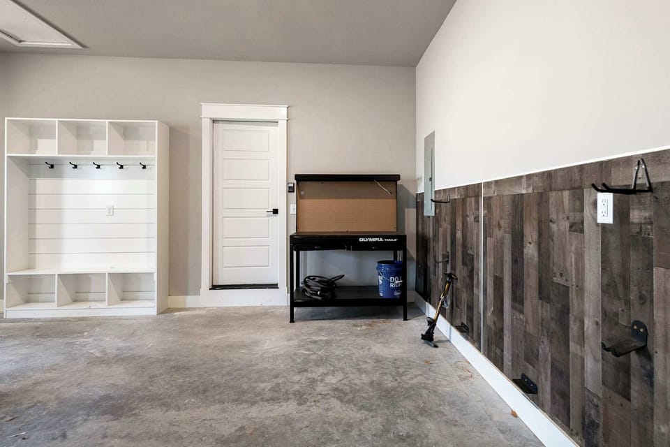 Store your gear or park in style in our spacious garage.