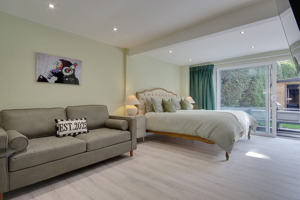 Spacious bedroom