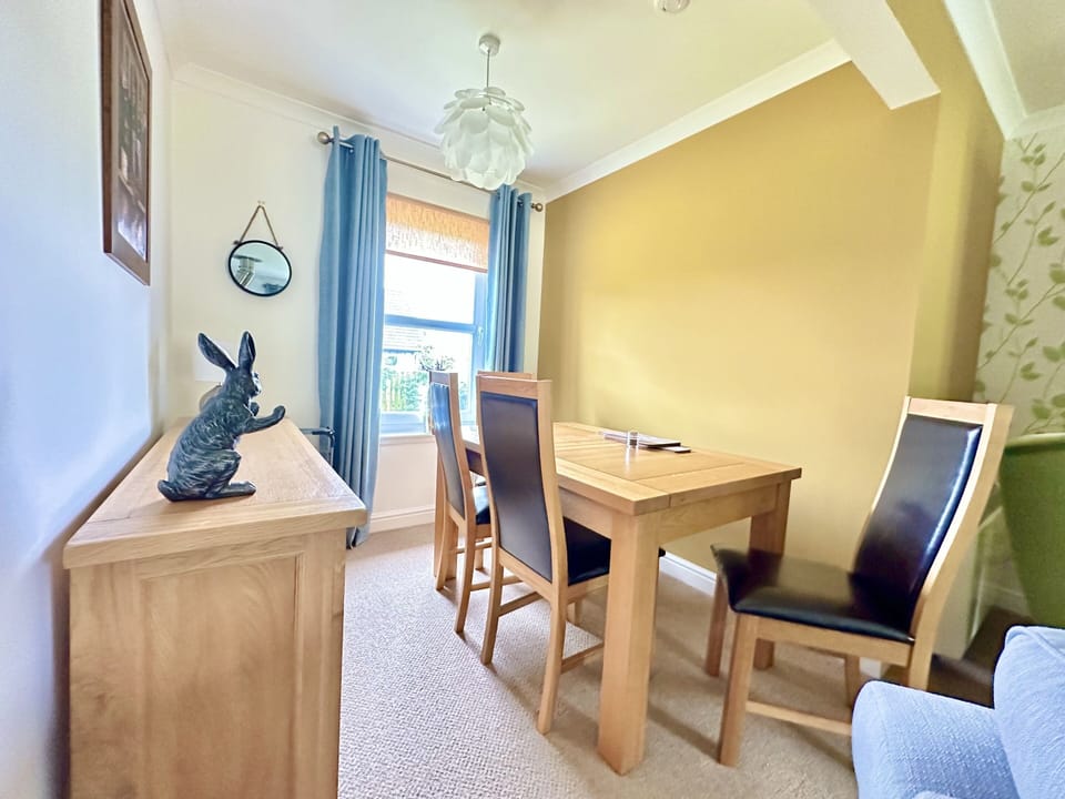 Dining area off the living room