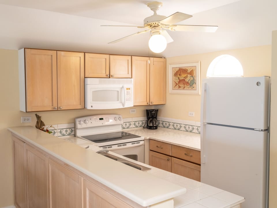 Indoors, Kitchen, Microwave, Oven, Refrigerator