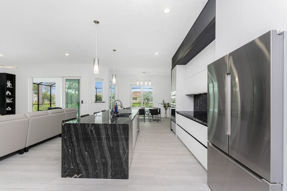 Kitchen/Dining/Living Area