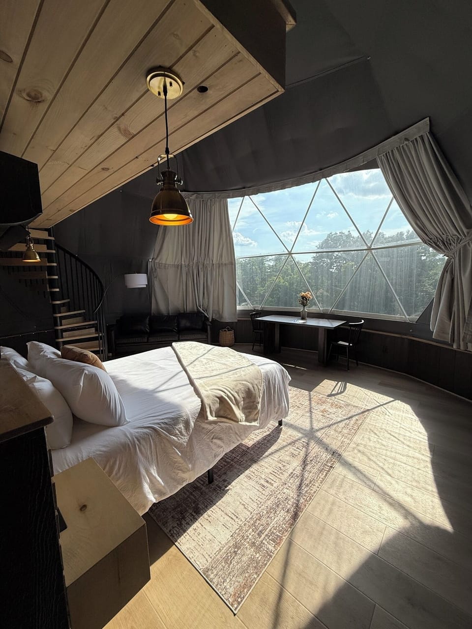 Your view when entering the Dome