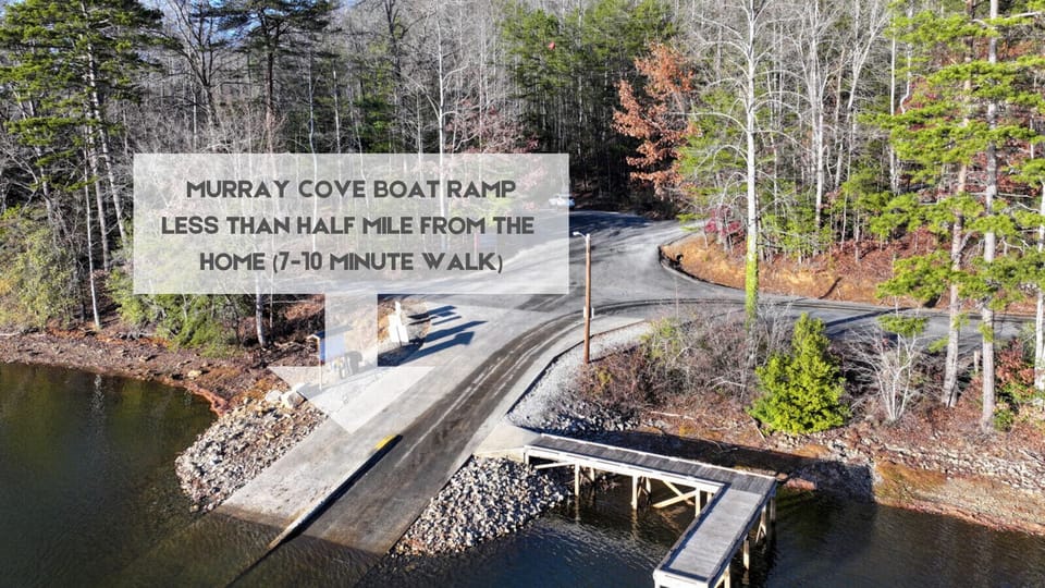 MURRAY COVE BOAT RAMP LESS THAN HALF MILE FROM THE HOME