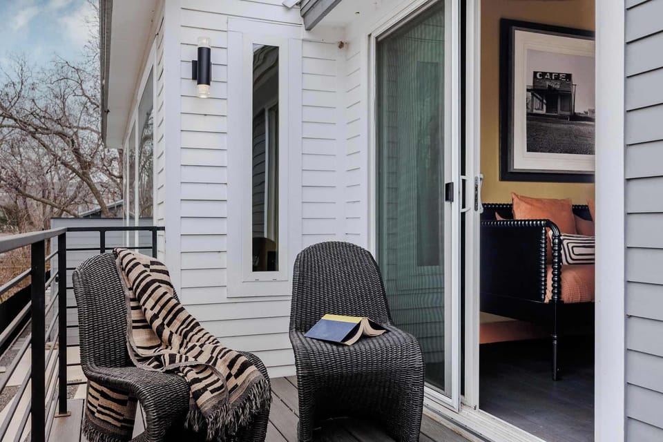 Bedroom 4 Private Balcony | Outdoor Seating | Second Floor King Suite