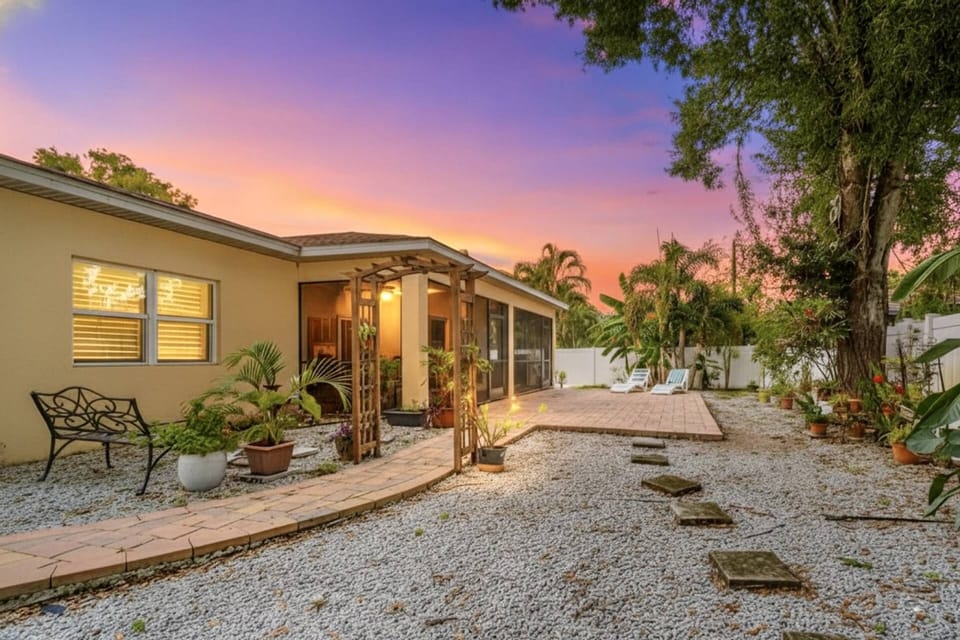 Sarasota skies are hard to beat! Enjoy this nightly view while relaxing in the backyard or screened lanai for dinner. The best way to end the day.
