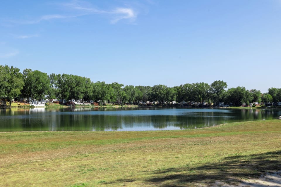 Peaceful Lake Minnehaha scenery, offering a tranquil backdrop to your stay.