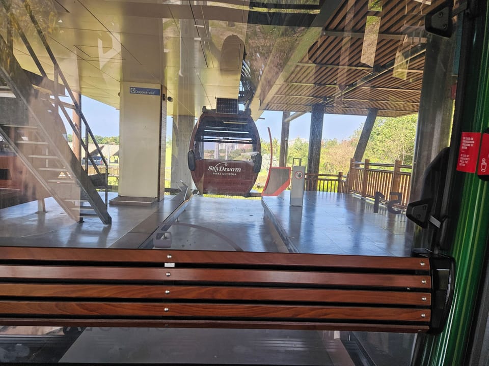 Gondola transportation included