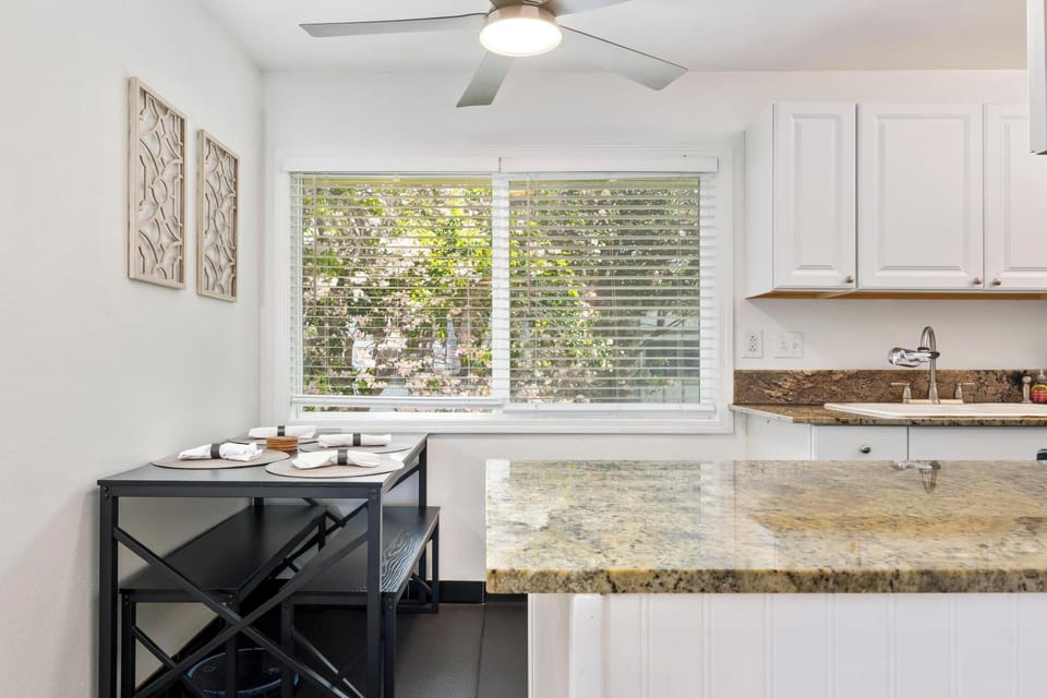 Dining and kitchen area