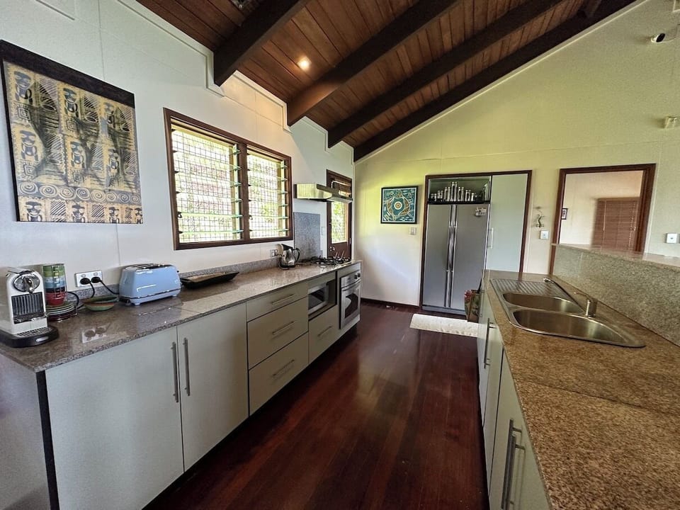 Enjoy the freedom of self-catering with a well-equipped kitchen stocked with utensils