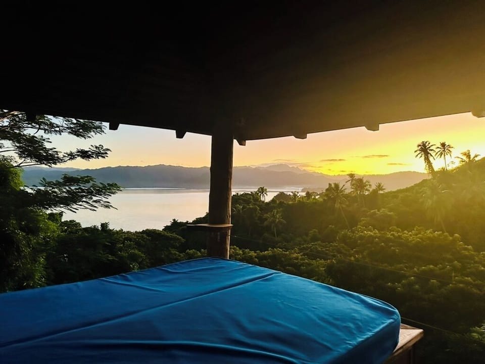 Sunset from your private spa is the perfect antidote to a day's exploration