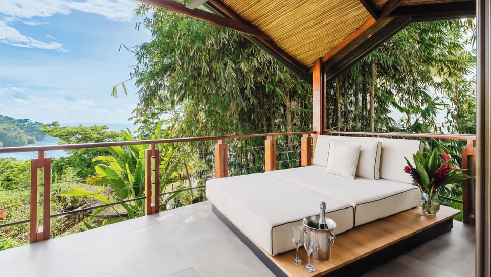 Relax in luxury on the terrace daybed