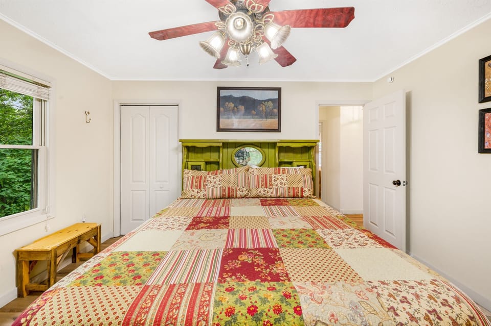 Additional angle shows bedroom flow and access, emphasizing how open and comfortable the space feels.