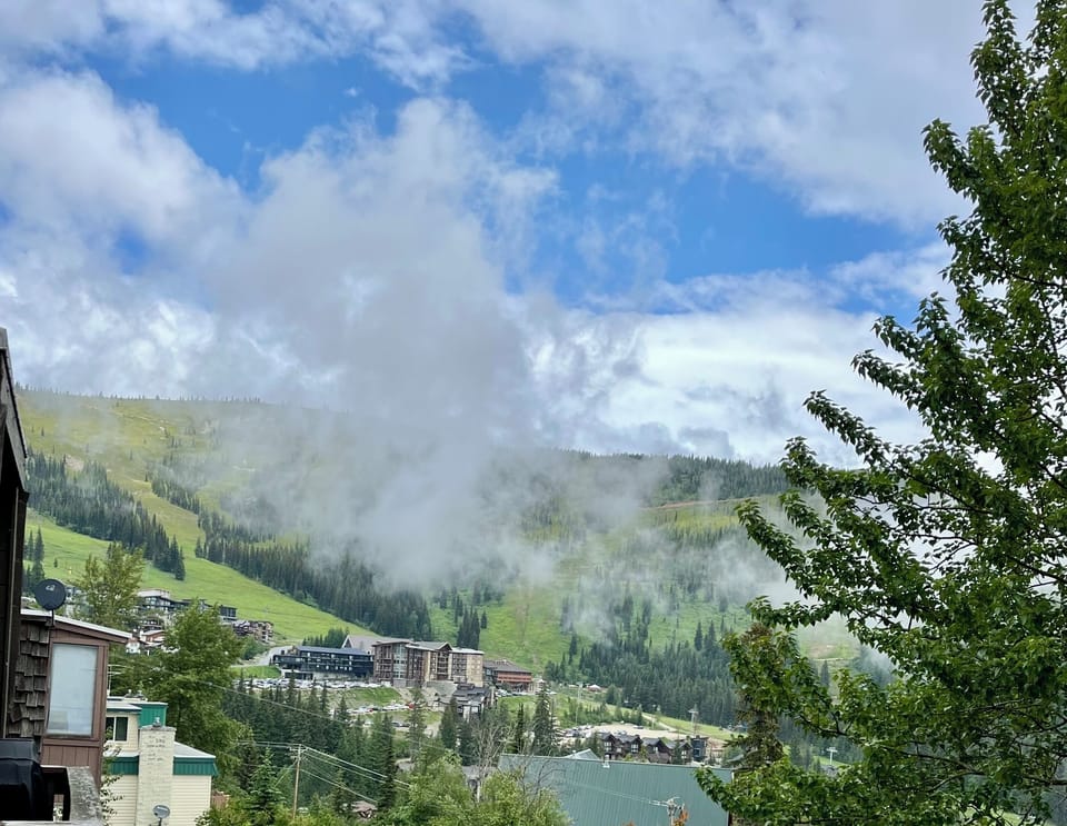 Summertime Village Views from Condo 