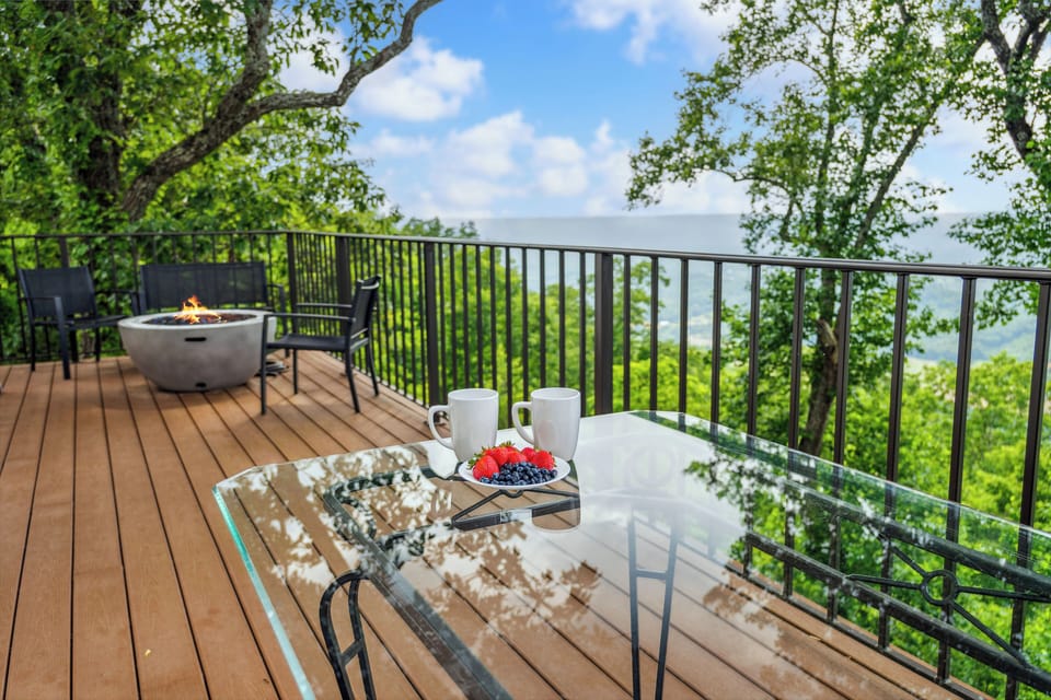 Enjoy eating your meal while taking in the scenic views.