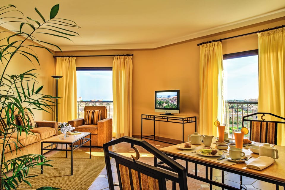Relax with coffee as daylight pours into the lounge.
