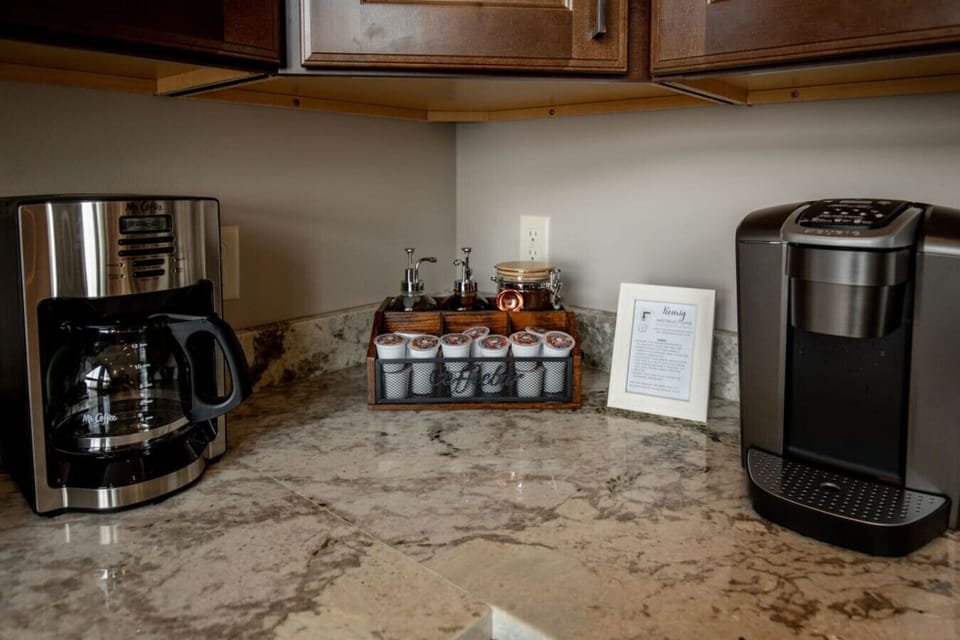 Coffee Bar. Enough to get you started. Add a little sweetness with complementary vanilla and caramel syrups