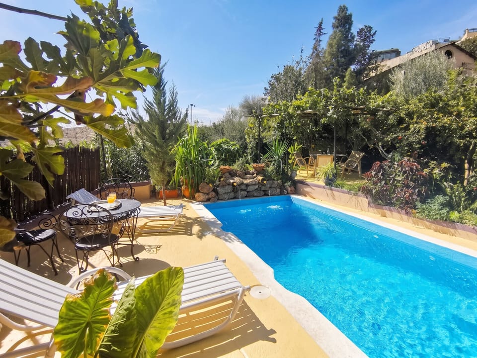 Swimming pool view