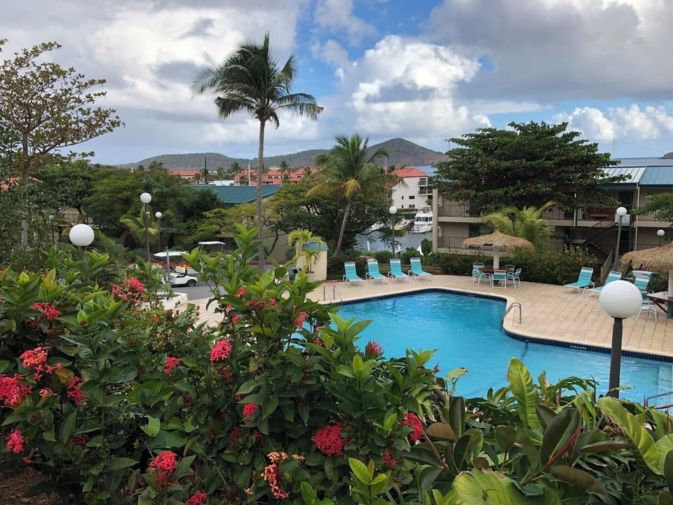 Lower pool by Sudi's Caribbean Bar & Grille.