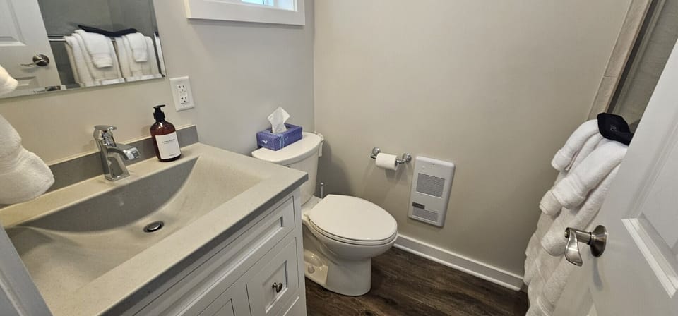 A spotless space with everything you need