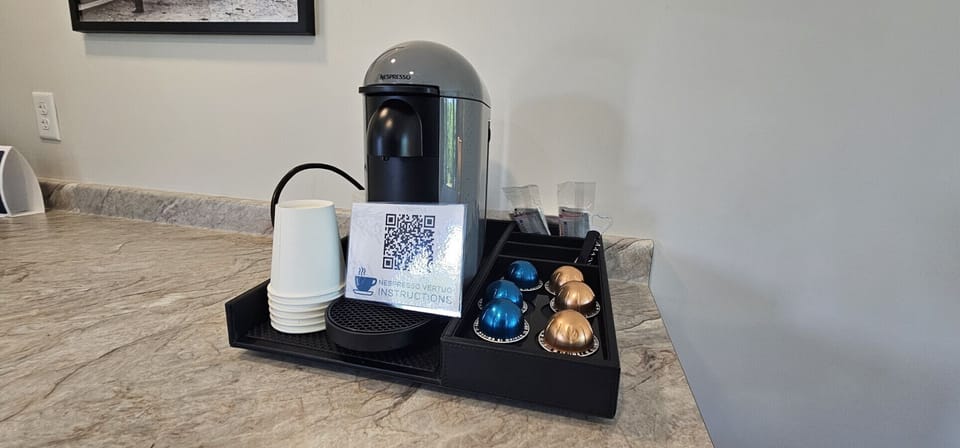 Brew, sip, and relax—coffee at your convenience