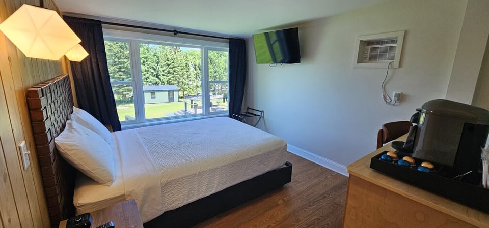 Spacious rooms with beds made for deep sleep.