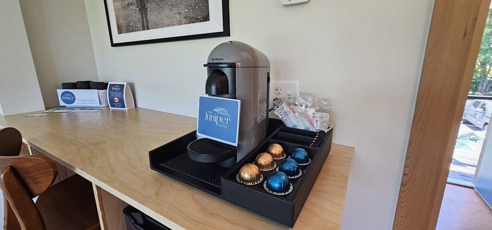 Fresh coffee, quiet mornings, and the sound of the water.