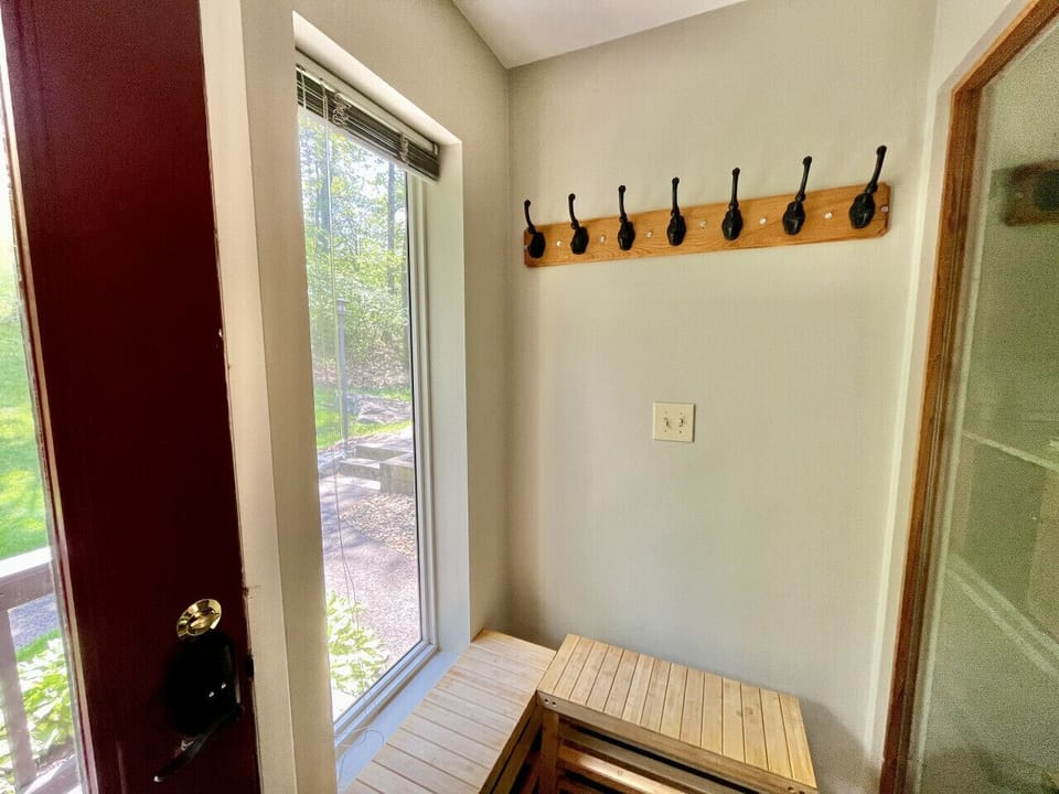 Spacious entry to hang your coats and take off your boots