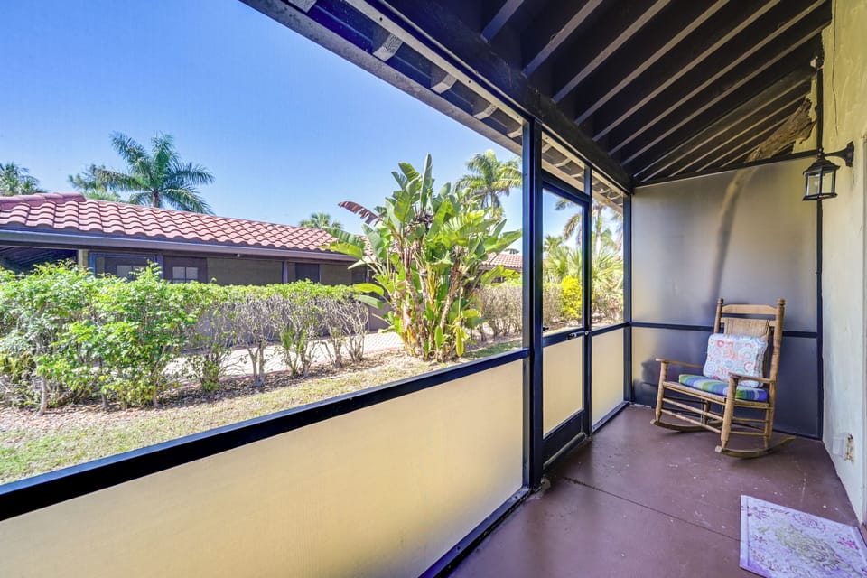 Screened Porch | Access From Bedroom