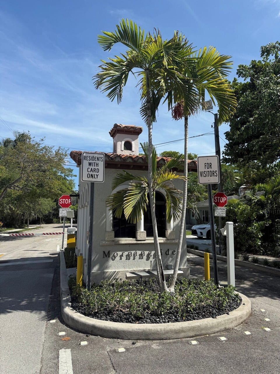 Private gated entrance to our Morningside neighborhood