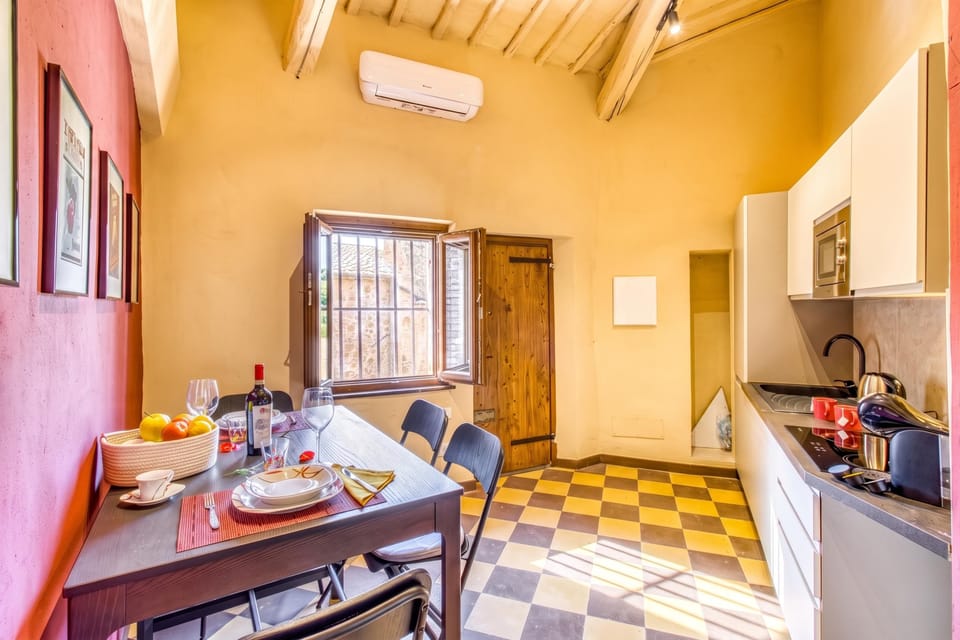 Kitchen and dining area