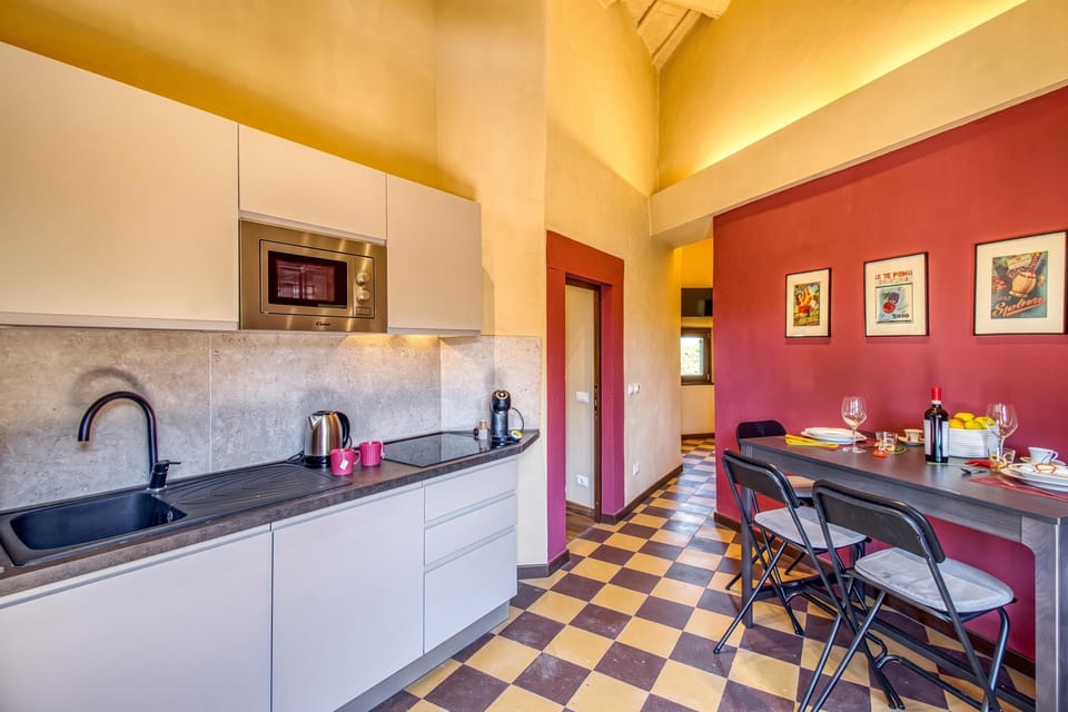 Kitchen and dining area