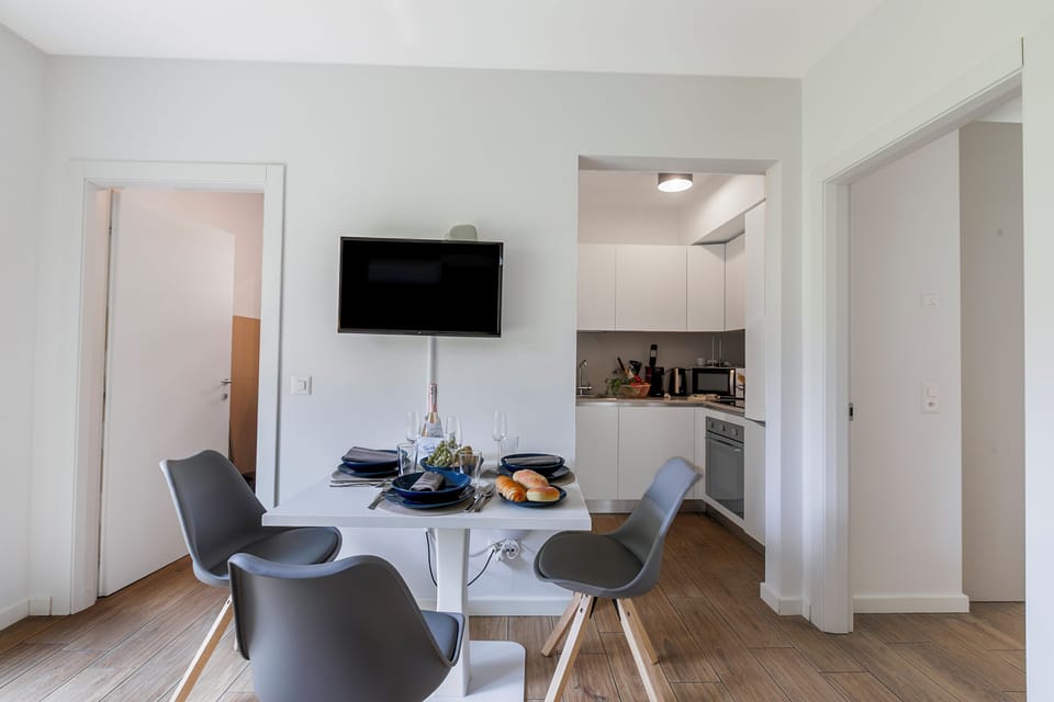 Kitchen and dining area
