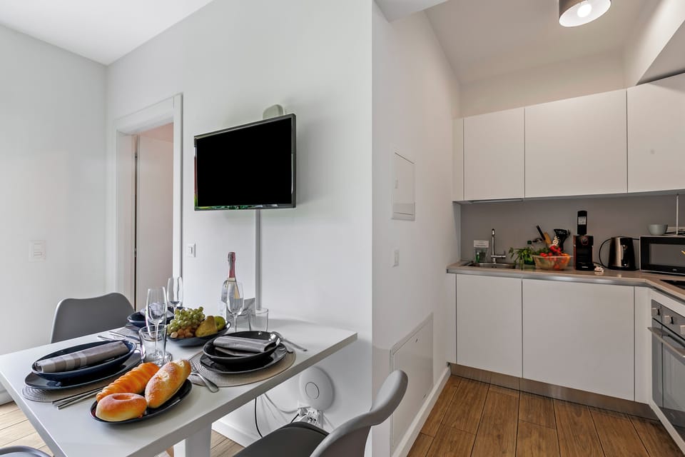 Kitchen and dining area