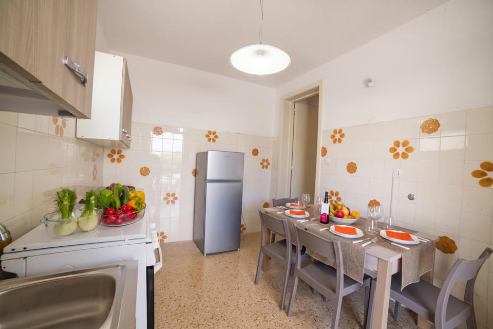 Kitchen and dining area