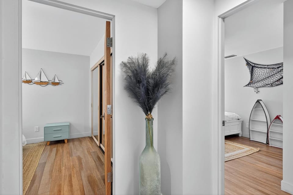 Hallway | Second Bedroom on the Left | Third Bedroom on the Right
