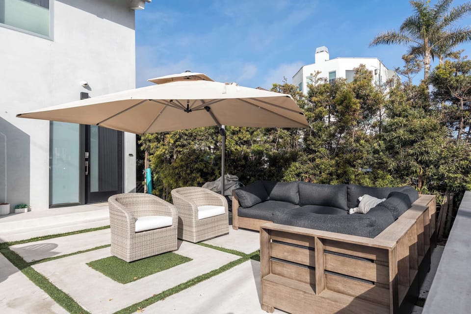 Front Patio | Abundant Outdoor Seating for the Group