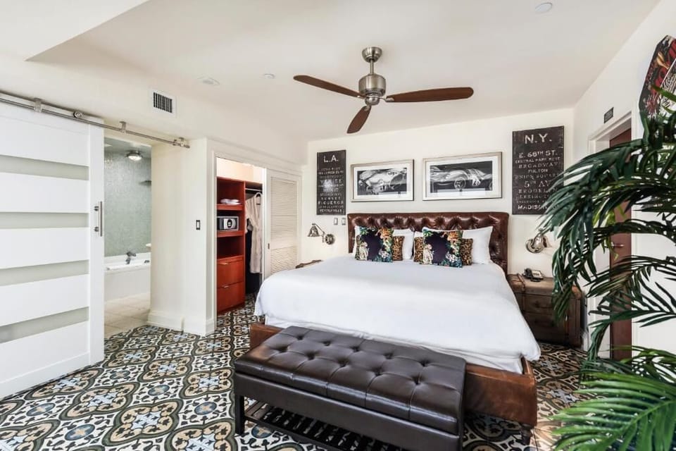 Sink into plush bedding with bold, boutique-style design.