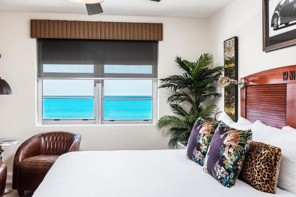 Wake up to sparkling ocean blues right outside your window.