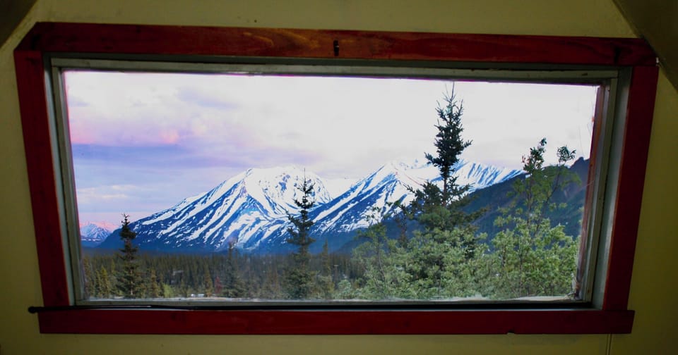 An incredible view from the loft window.