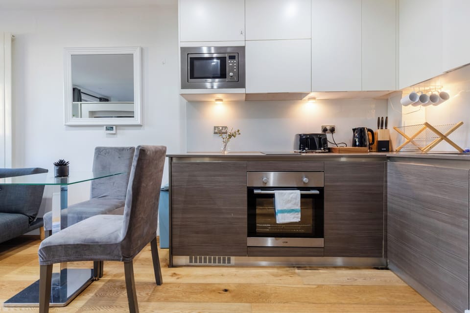 Kitchen and dining area