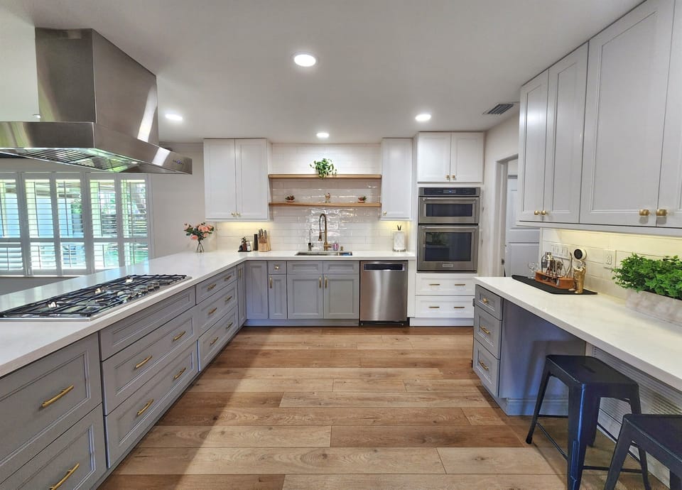 Cook in, dine in, or sip wine in style