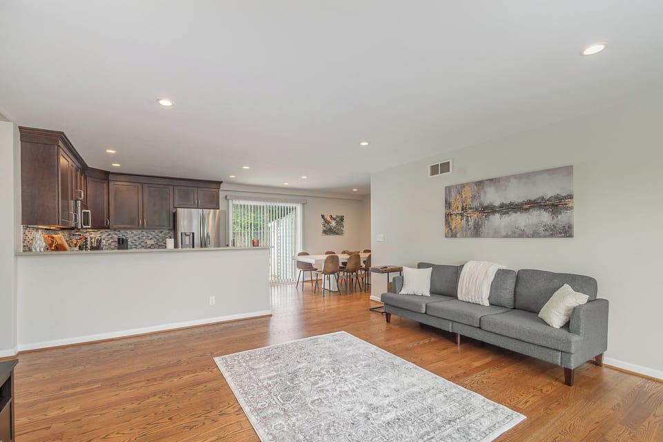 Spacious living room. 