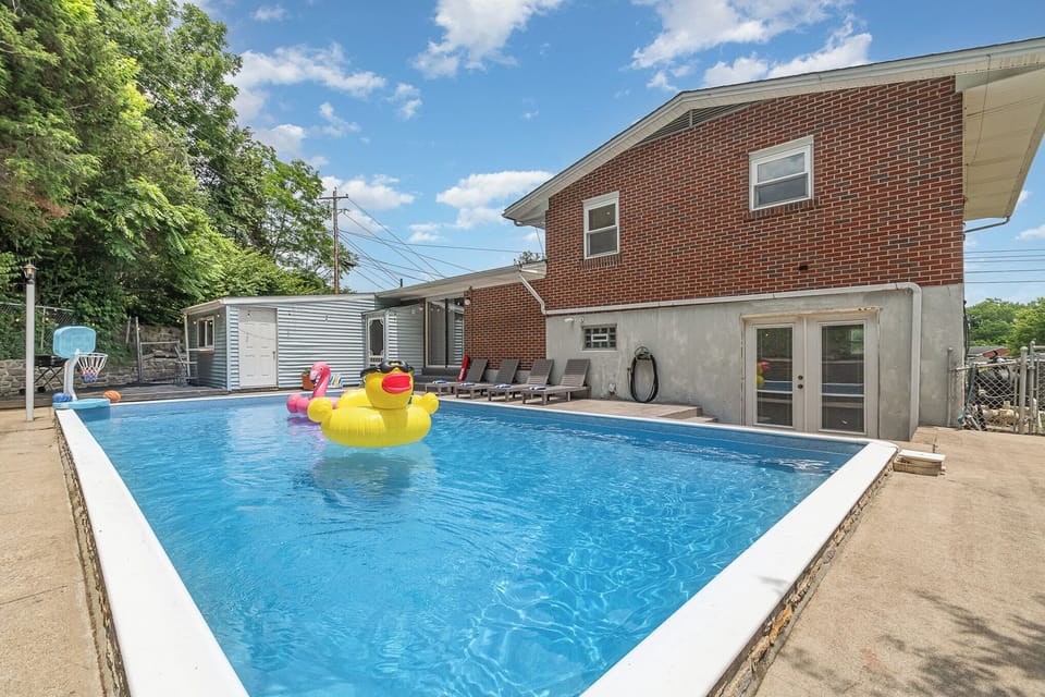 Large in ground pool. 