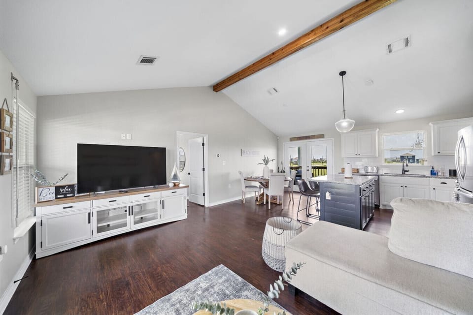 This is the main living room area of the home