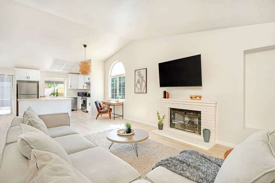 Sink into plush seating and enjoy a movie night or morning coffee.