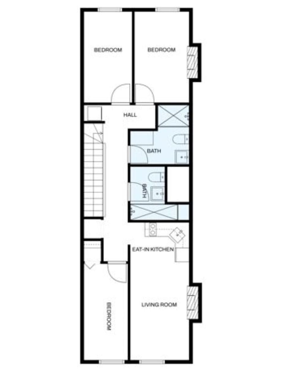 This apartment`s layout is designed for easy living. Take a look and see how it all flows together!